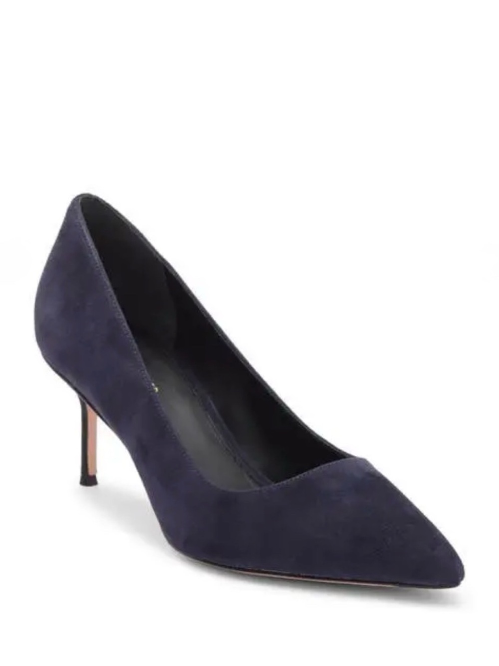 New Veronica Beard Rita Suede Pump Navy Sz 10.5
